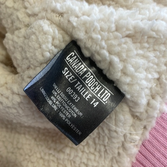 Pink Hoodie for 20lb dog - Picture 4 of 4